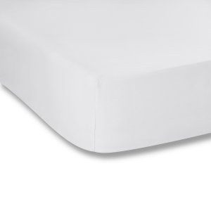 Percale Macio Lençol Capa Branco Catherine Lansfield