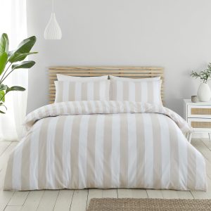 Duvet Cover Cove Stripe Natural