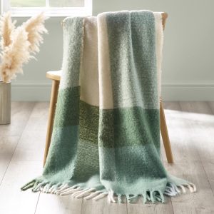 Manta Faux Mohair Verde